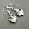long rui new cross-border aliexpress amazon fashion flower pearl earrings european and american petal earrings jewelry miniinthebox