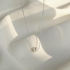 long rui pearl necklace female niche simple temperament box chain korean silver plated cold wind short clavicle chain necklace miniinthebox