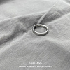 long rui ring men and women niche design ins tide cold wind tail ring simple titanium steel light luxury plain ring ring couple miniinthebox