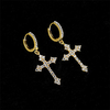 long rui wish new european and american classic cross earrings inlaid zircon korean fashion earrings earrings miniinthebox