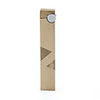 Long Shape Wind-proof Butane Lighter with Grinding Wheel,  Golden