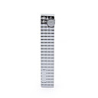 Long Shape Wind-proof Butane Lighter with Grinding Wheel,  Silver