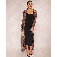 Long Sleeve Coats / Jackets Chiffon / Sequined / Polyster Wedding / Party / Evening Women