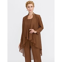 Long Sleeve Coats / Jackets Chiffon Wedding / Party / Evening Women