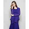 Long Sleeve Coats / Jackets Chiffon Wedding / Party Evening Women
