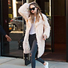 Long Sleeve Coats / Jackets Faux Fur Office / Career / Birthday Women