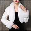 Long Sleeve Coats / Jackets Faux Fur Party / Evening Women
