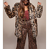 Long Sleeve Coats / Jackets Faux Fur Party / Evening Women