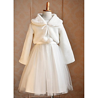 Long Sleeve Shrugs Faux Fur Wedding / Party Evening / Casual Kids