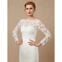 Long Sleeve Shrugs Lace / Tulle Wedding / Party / Evening Women