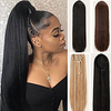Long Straight Ponytail Hair piece Clip In Hair Extension Ponytail Wig Accessory for Women miniinthebox