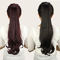 Long WAVE Ponytail Hair piece Clip In Hair Extension Ponytail Wig Accessory for Women miniinthebox