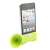 Loudspeaker Horn Stand Holder for iphone 4(green)