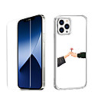 Love Characters Case For Apple iPhone 12 iPhone 11 iPhone 12 Pro Max Unique Design Protective Case with Screen Protector Shockproof Back Cover TPU