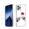Love Characters Case For Apple iPhone 12 iPhone 11 iPhone 12 Pro Max Unique Design Protective Case with Screen Protector Shockproof Back Cover TPU