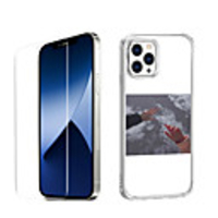 Love Characters Case For Apple iPhone 12 iPhone 11 iPhone 12 Pro Max Unique Design Protective Case with Screen Protector Shockproof Back Cover TPU