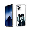 Love Characters Case For Apple iPhone 12 iPhone 11 iPhone 12 Pro Max Unique Design Protective Case with Screen Protector Shockproof Back Cover TPU