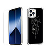 Love Characters Case For Apple iPhone 12 iPhone 11 iPhone 12 Pro Max Unique Design Protective Case with Screen Protector Shockproof Back Cover TPU