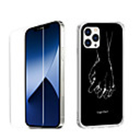 Love Characters Case For Apple iPhone 12 iPhone 11 iPhone 12 Pro Max Unique Design Protective Case with Screen Protector Shockproof Back Cover TPU