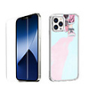 Love Characters Case For Apple iPhone 12 iPhone 11 iPhone 12 Pro Max Unique Design Protective Case with Screen Protector Shockproof Back Cover TPU