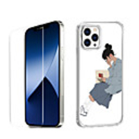 Love Characters Case For Apple iPhone 12 iPhone 11 iPhone 12 Pro Max Unique Design Protective Case with Screen Protector Shockproof Back Cover TPU
