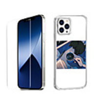 Love Characters Case For Apple iPhone 12 iPhone 11 iPhone 12 Pro Max Unique Design Protective Case with Screen Protector Shockproof Back Cover TPU
