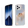 Love Characters Case For Apple iPhone 12 iPhone 11 iPhone 12 Pro Max Unique Design Protective Case with Screen Protector Shockproof Back Cover TPU