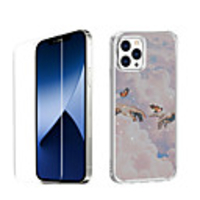 Love Characters Case For Apple iPhone 12 iPhone 11 iPhone 12 Pro Max Unique Design Protective Case with Screen Protector Shockproof Back Cover TPU