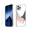 Love Characters Case For Apple iPhone 12 iPhone 11 iPhone 12 Pro Max Unique Design Protective Case with Screen Protector Shockproof Back Cover TPU