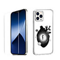 Love Characters Case For Apple iPhone 12 iPhone 11 iPhone 12 Pro Max Unique Design Protective Case with Screen Protector Shockproof Back Cover TPU