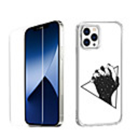 Love Characters Case For Apple iPhone 12 iPhone 11 iPhone 12 Pro Max Unique Design Protective Case with Screen Protector Shockproof Back Cover TPU