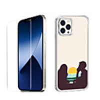 Love Characters Case For Apple iPhone 12 iPhone 11 iPhone 12 Pro Max Unique Design Protective Case with Screen Protector Shockproof Back Cover TPU