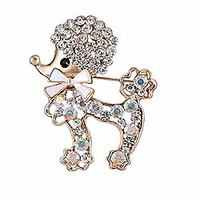 love dog animal brooch pin for party ladies women dresses
