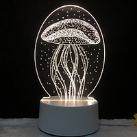 LOVE Unicorn Decor Gadget Lights Night Light Cartoon AC Powered 1pc miniinthebox