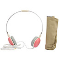 Lovely Adjustable Headphones with Protective Bag (Pink)