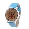 Lovely Bear Girl Women Watch Azure Watchband A139