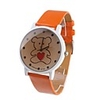 Lovely Bear Girl Women Watch Orange Watchband A139