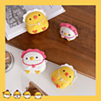 Lovely Chicken Silicone Headphone Case for Airpods 12Pro Case Shockproof Earphone Protective Cover Case