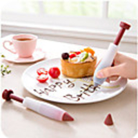 Lovely Cooking Utensils Painting Pen Dessert Decorators Bakeware tools 1pc Painting Pen Heatproof Rectangular Silicone Baking, Pastry Tools For Bread