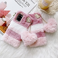 Lovely Soft Warm Fur Plush Case for Samsung Galaxy S21 Plus S21 Ultra Fuzzy Fluffy Back Cover Coque For Samsung Galaxy Note 20 Ultra S20 S10 Plus A51 A71 Note 8 9 10 Plus miniinthebox