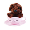 Lovely Teacup Poodle Tiny Toy with Sound Effects (2 LR44)