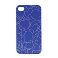 Lovers Bear Classy Case for iphone4(Blue)