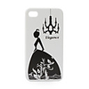 Lovers Elegant Classy Case for iphone4(Black)
