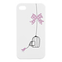 Lovers Protective PVC Case Cover for IPhone4(white)