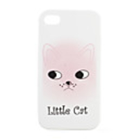 Lovers Protective PVC Case Cover for IPhone4(white)