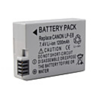 LP-E8 Compatible 7.4 1200mAh Battery Pack for EOS 550D and More