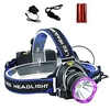 LS1792 Headlamps Headlight Tactical Waterproof 2000 lm LED LED 1 Emitters 3 Mode with Batteries and Chargers Tactical Waterproof Zoomable Rechargeable Adjustable Focus Impact Resistant Camping