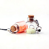 Lucky Fluorescent Wishing Sand Bottle Phone Strap Charm