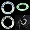 Luminous Alloy Car Ignition Switch Cover Auto Accessories Car Stickers Circle Light Decoration For TOYOTA COROLLA LEVIN Motor