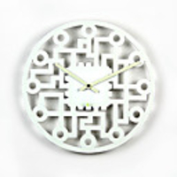 Luminous Circuit Diagram Mute Wall Clock